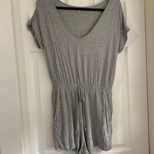 Grey comfy romper